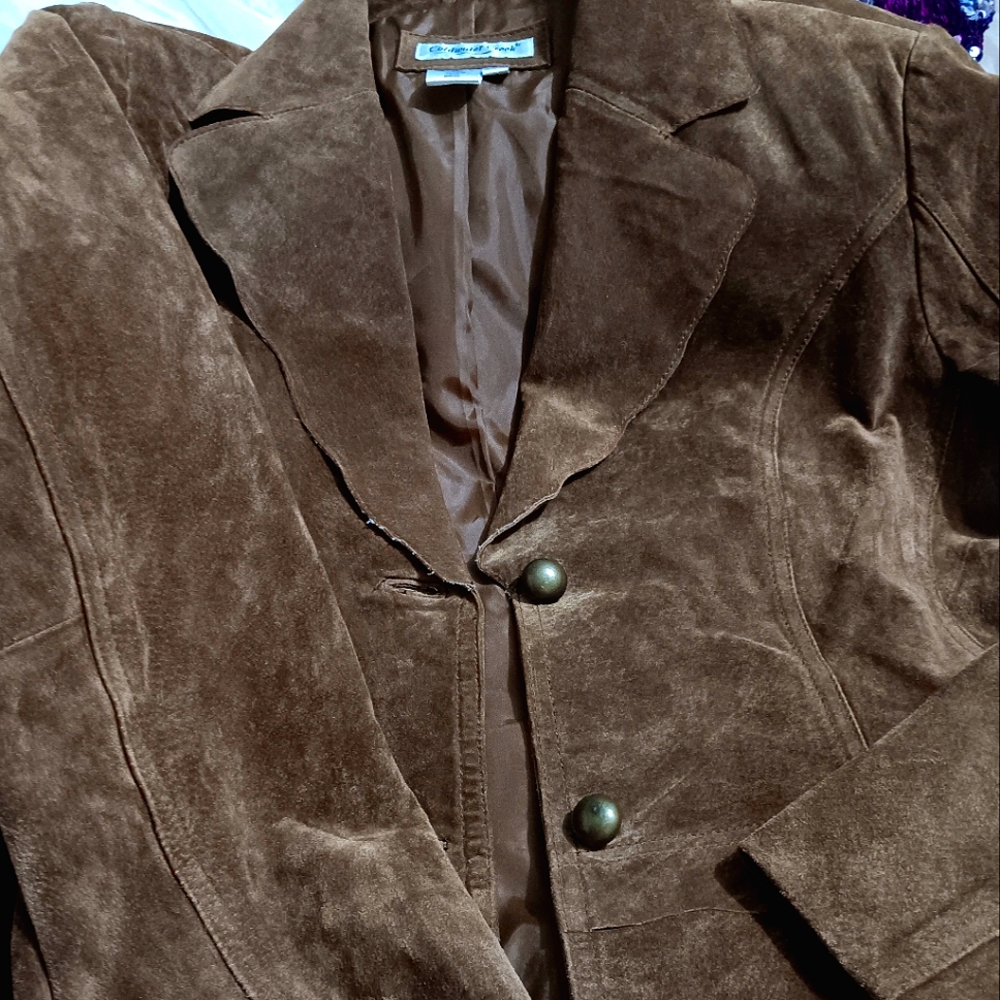 COLDWATER CREEK leather Jacket